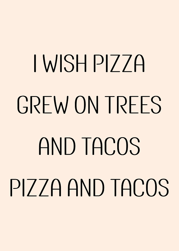 Pizza and Tacos