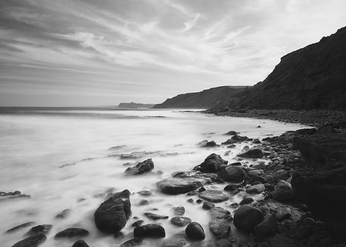 UK yorkshire coastline