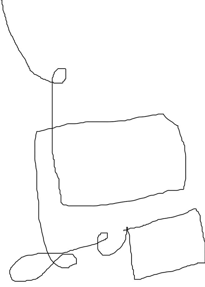 stroke of abstract line