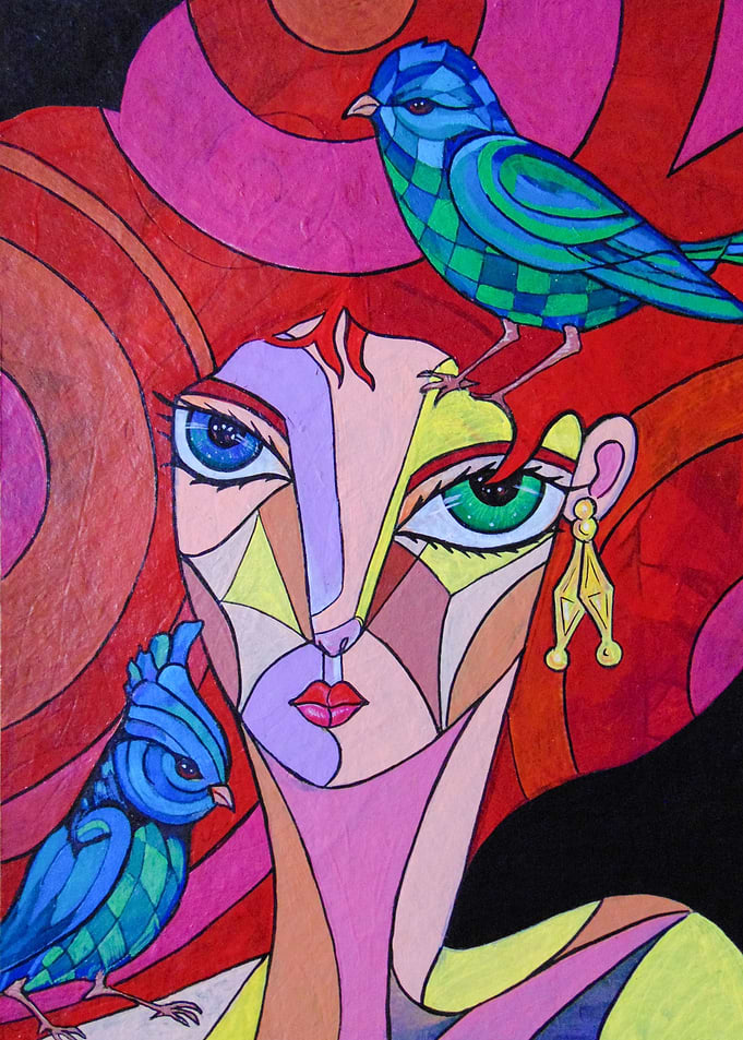 Anna and birds