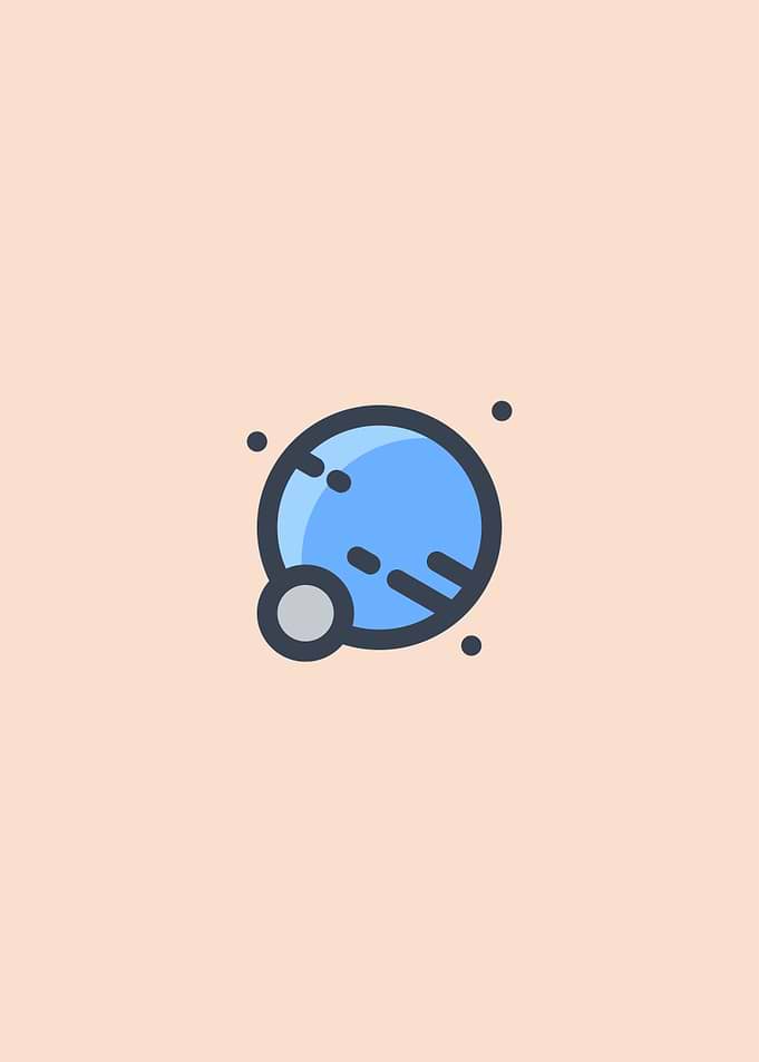 Minimalist Planet Poster