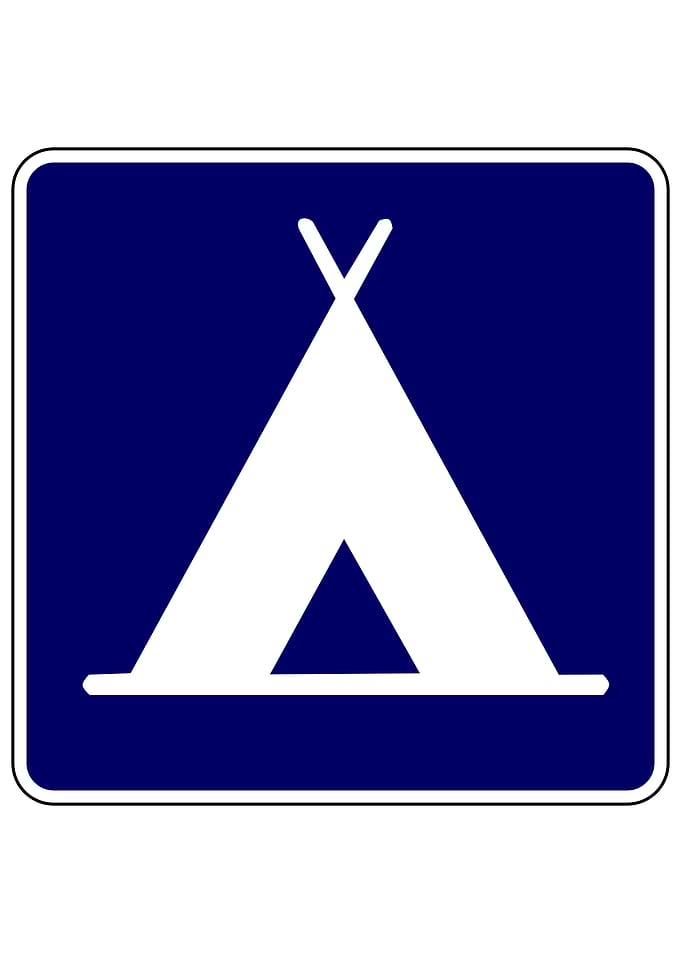 Cambodian Sign Tent