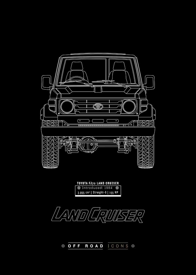FJ70 BW