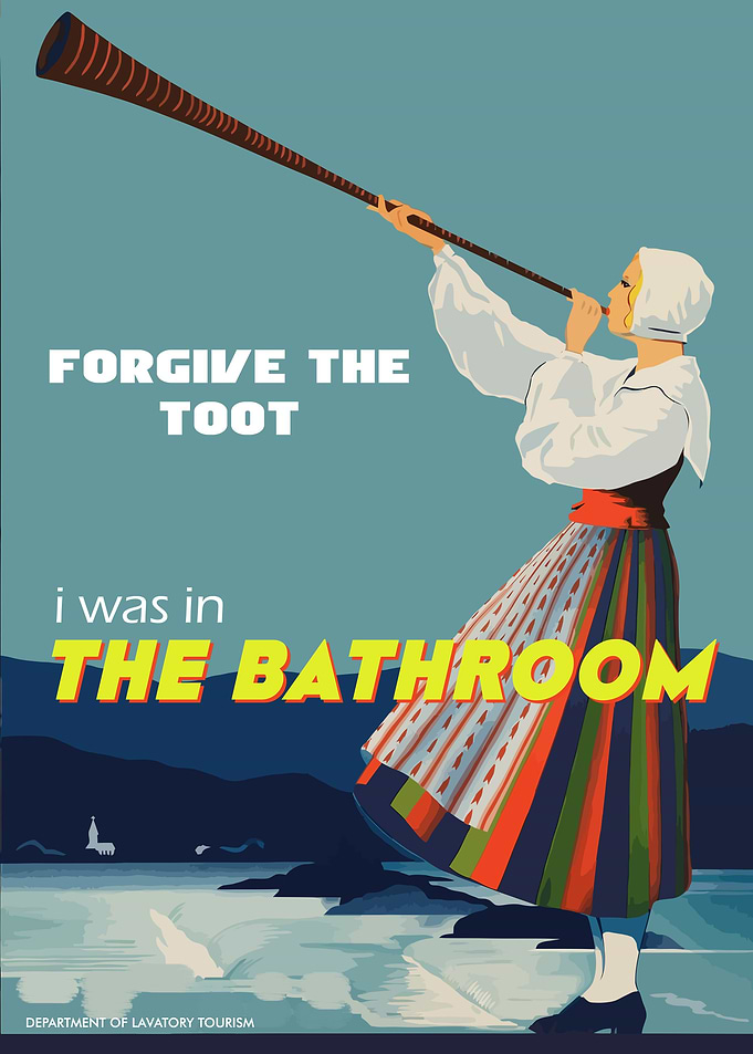 Funny Bathroom TOOT