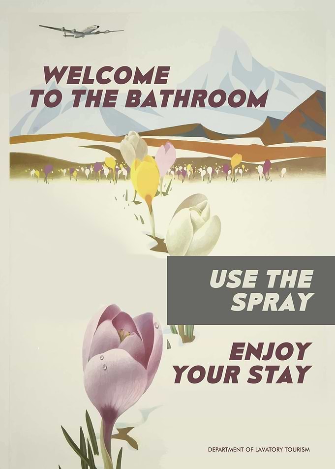 Funny Bathroom USE SPRAY