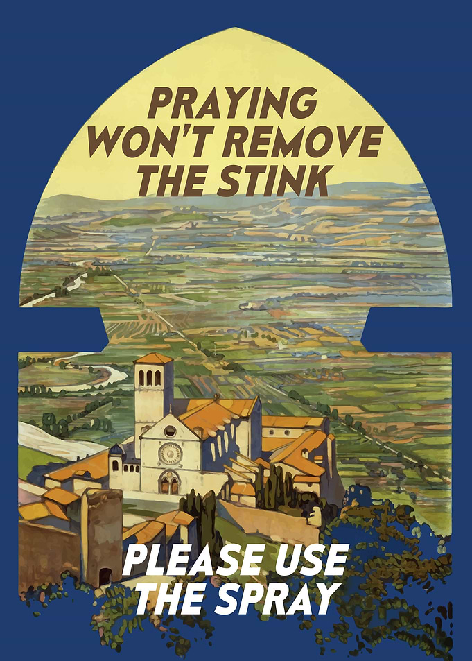 Funny Bathroom Pray Spray
