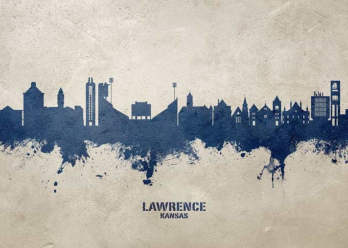Lawrence Skyline Kansas