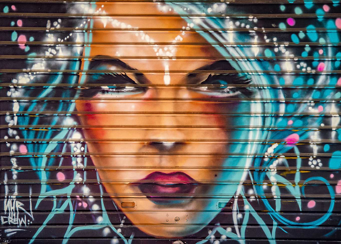 Shop streetart