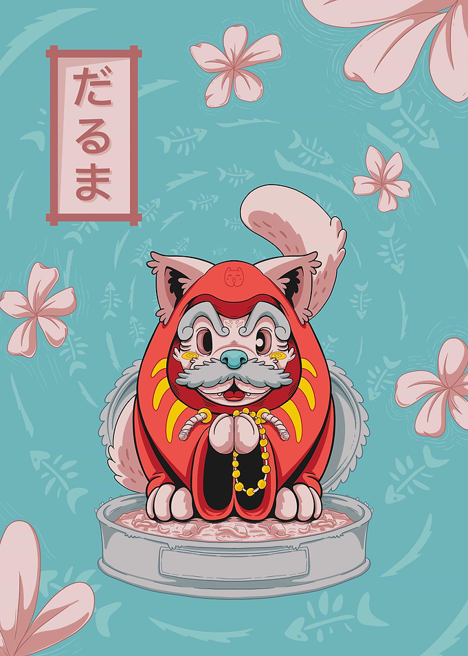 Daruma Neko