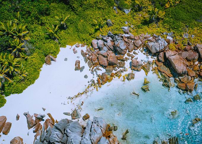 Anse Marron Beach Seychell