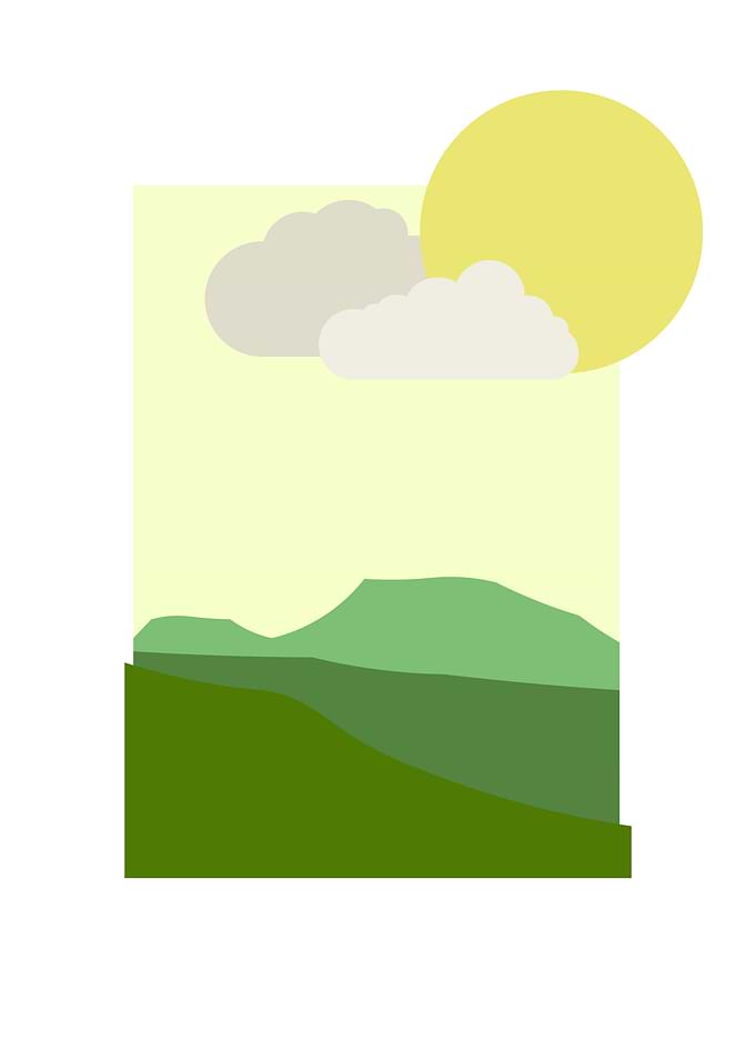 Mountain and a Sun