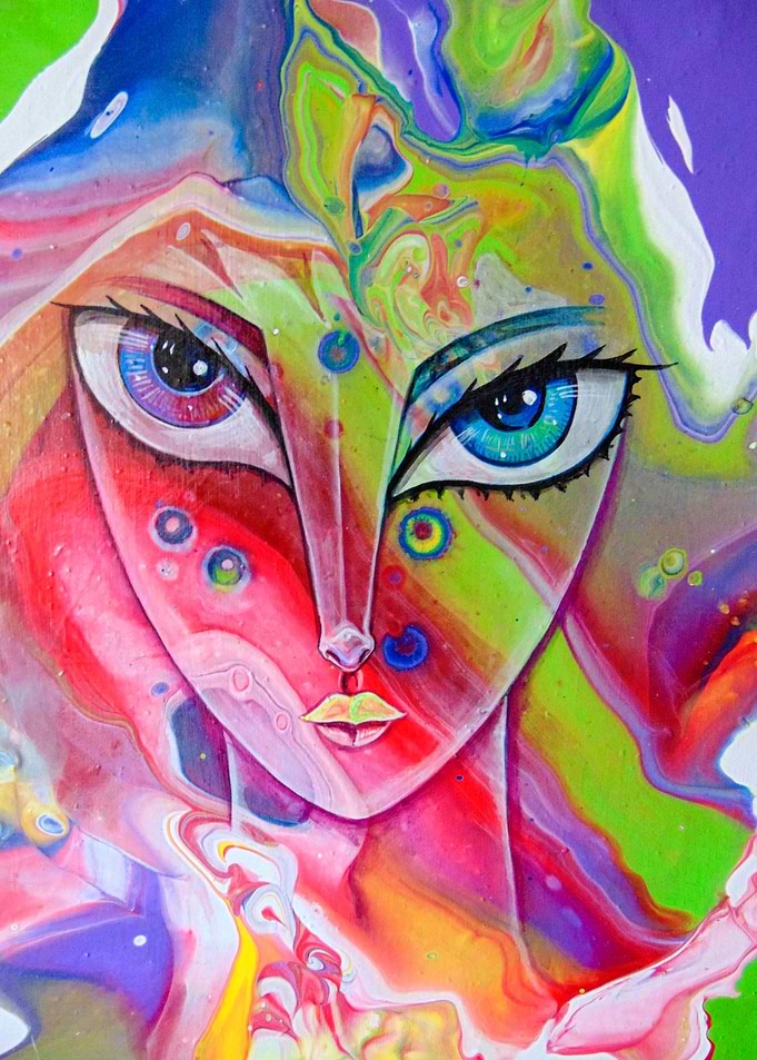 Girl of a thousand colors