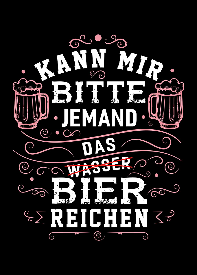 Beer Handing Woman Water