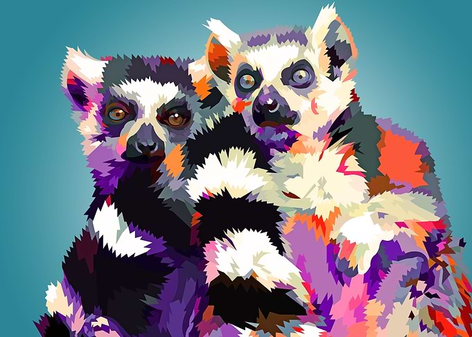 Rainbow Lemurs