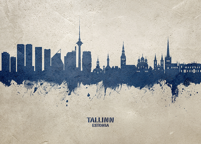 Tallinn Skyline Estonia