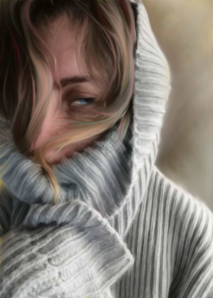 Sad eyes