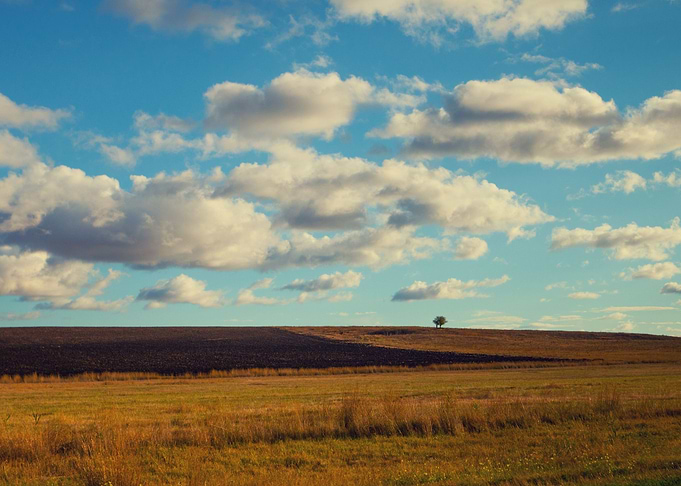 Sky Blue Clouds Ground Bro