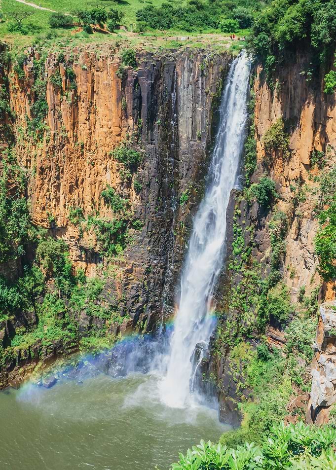 Large waterfall