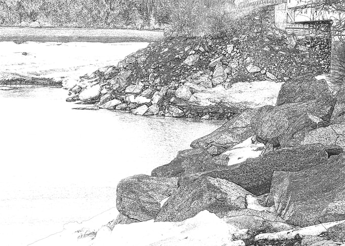 River in Spring