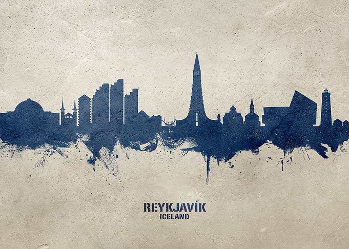 Reykjavik Skyline Iceland