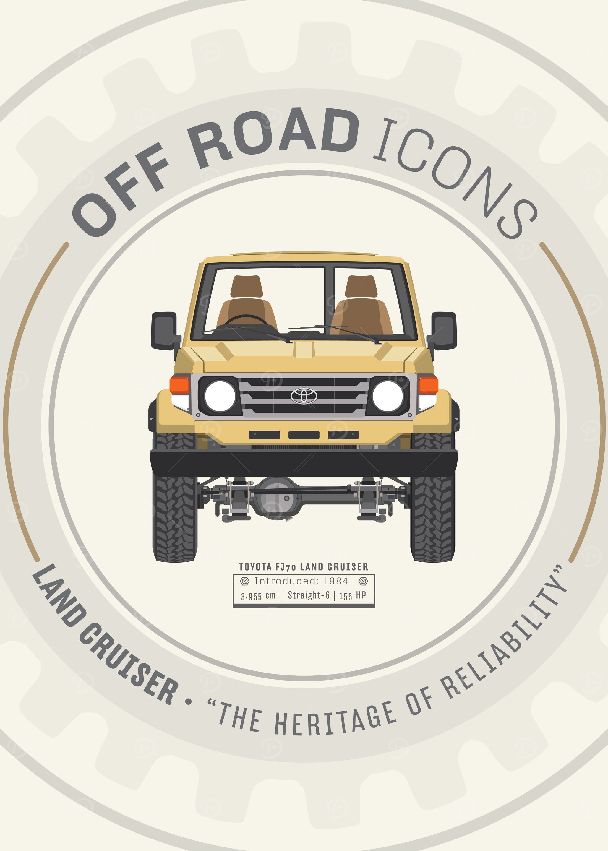 FJ70 Wheel design
