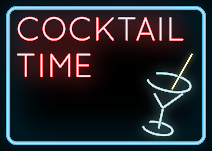 Cocktail Time Neon Sign