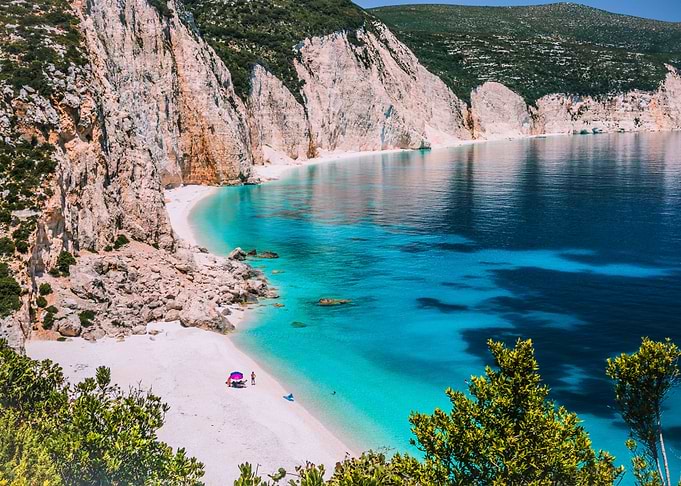 Amazing Fteri Beach Lagoon