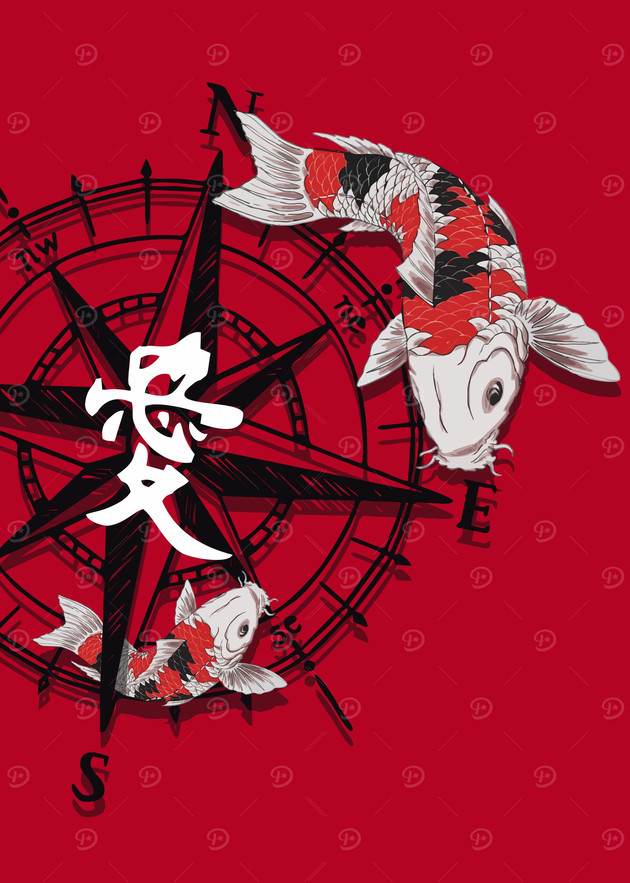Koi Japanese Super Red