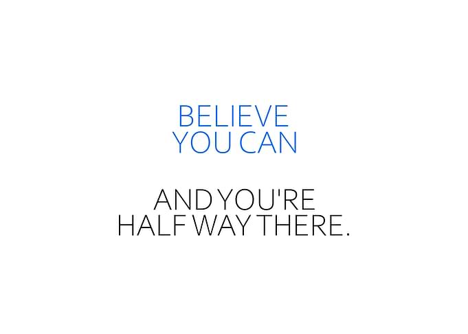 Believe You Can