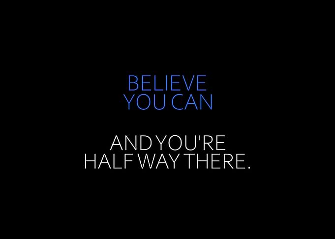 Believe You Can