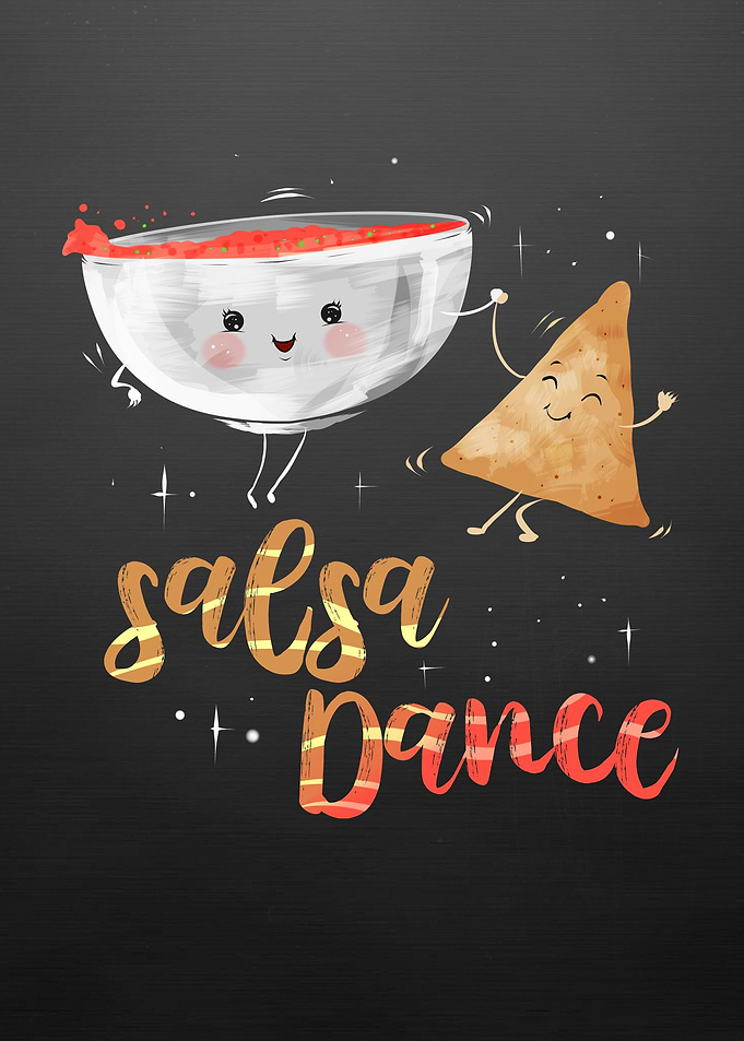 Salsa Dancing Latin Dancer