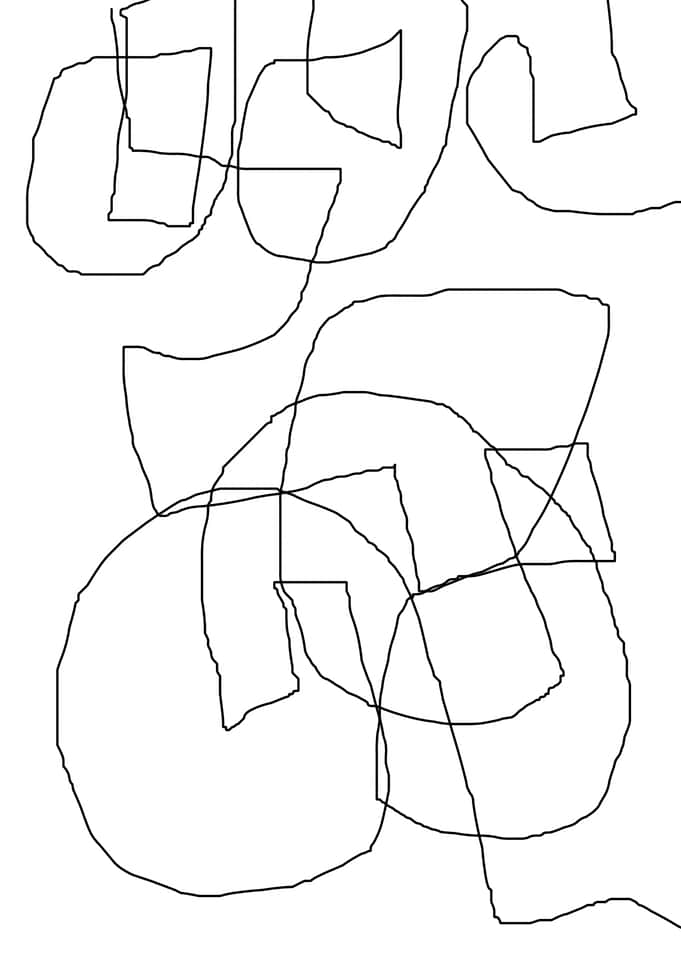original abstract line