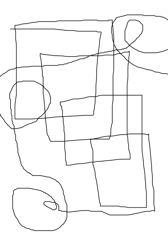 original abstract line