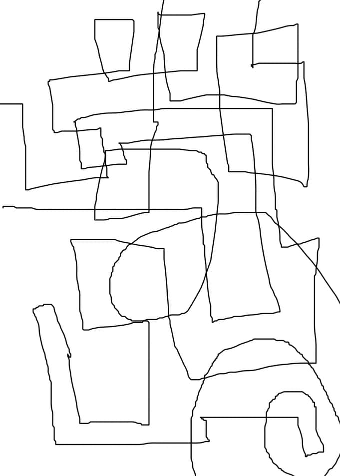 abstract line original