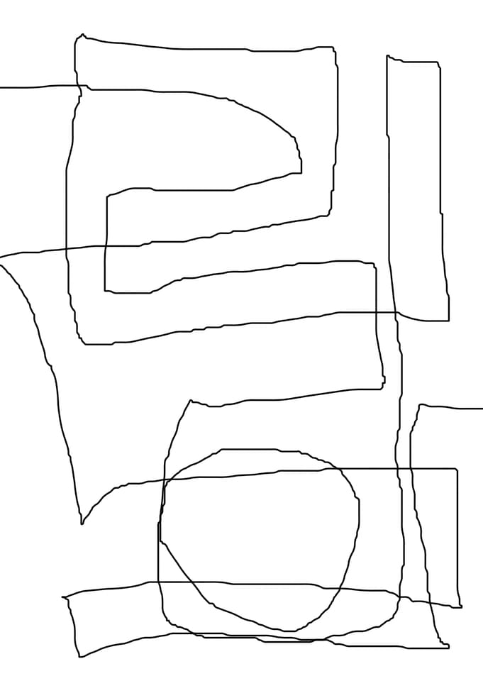 original abstract line