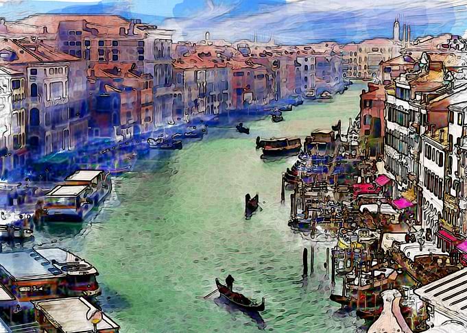 A Busy Sea Port