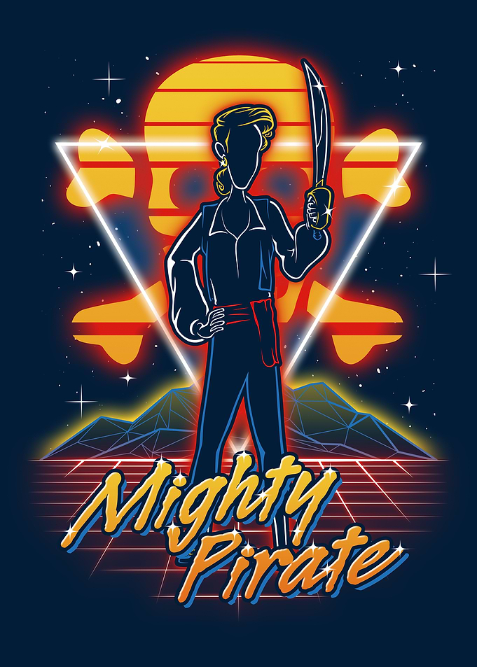 Retro Mighty Pirate