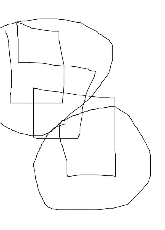 original abstract line