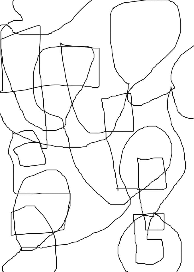 original abstract line