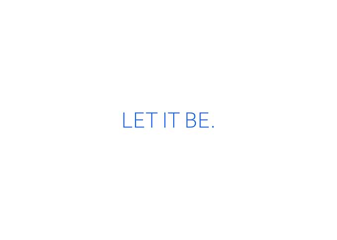 Let It Be
