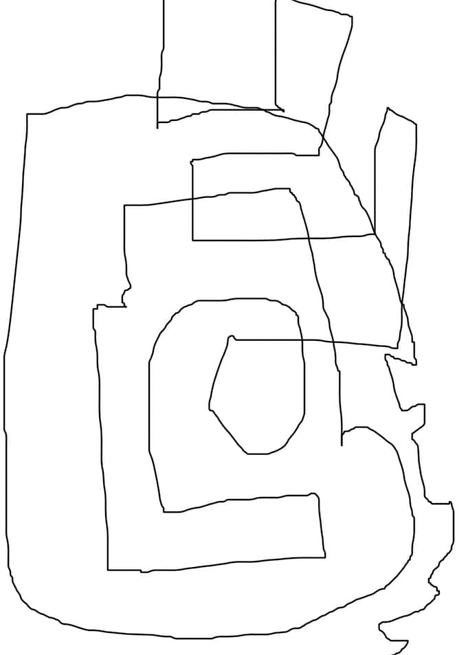 original abstract line