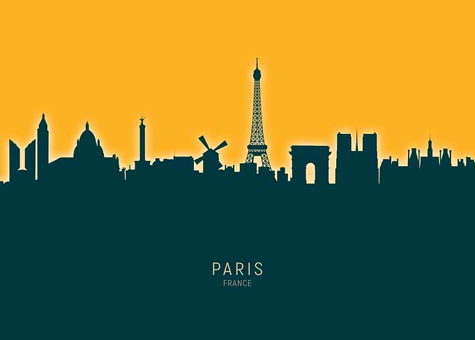Paris Skyline France