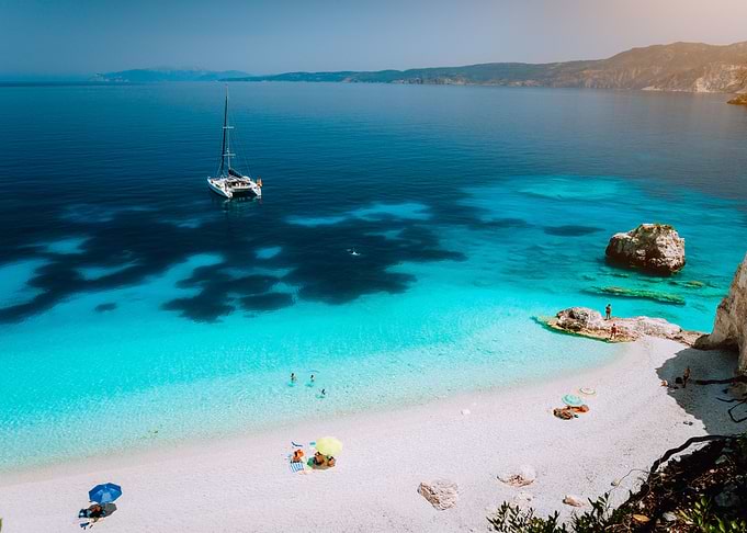 Amazing Fteri Beach On Kef