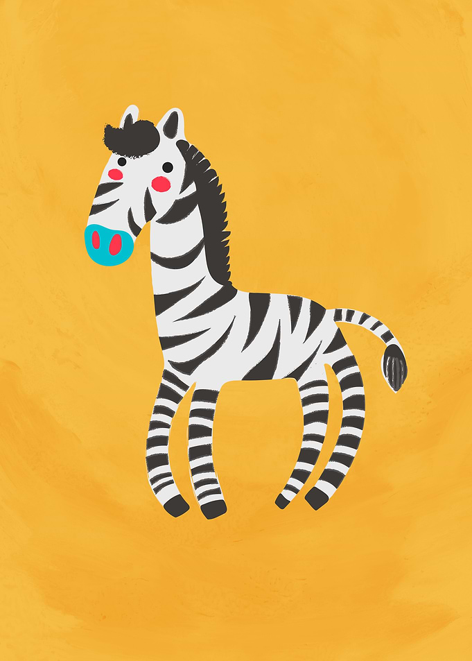 Sweet Zebra Painting