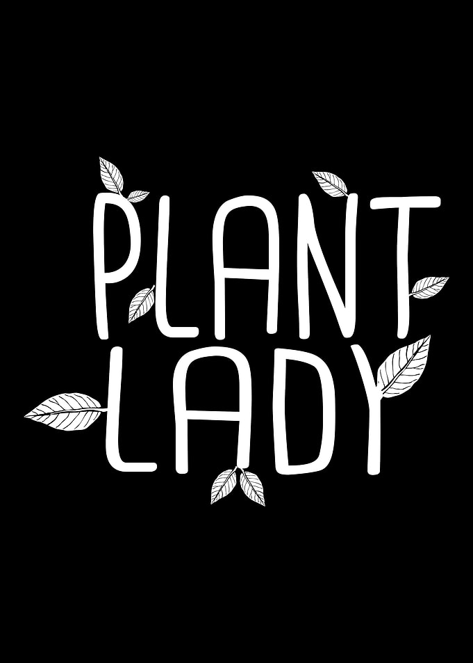 Plant lady for gardener