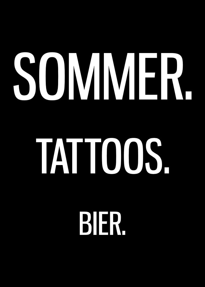 Summer Tattoos Drinking Be