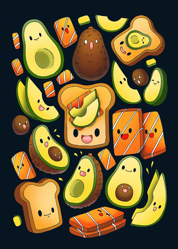 Toast Avocado Salmon