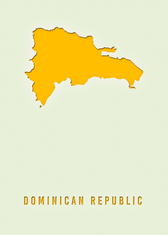 MAP OF DOMINICAN REPUBLIC