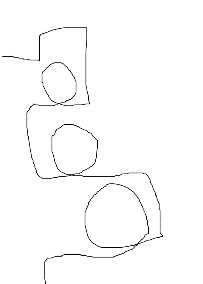 original abstract line