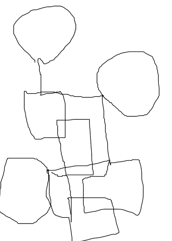 original abstract line